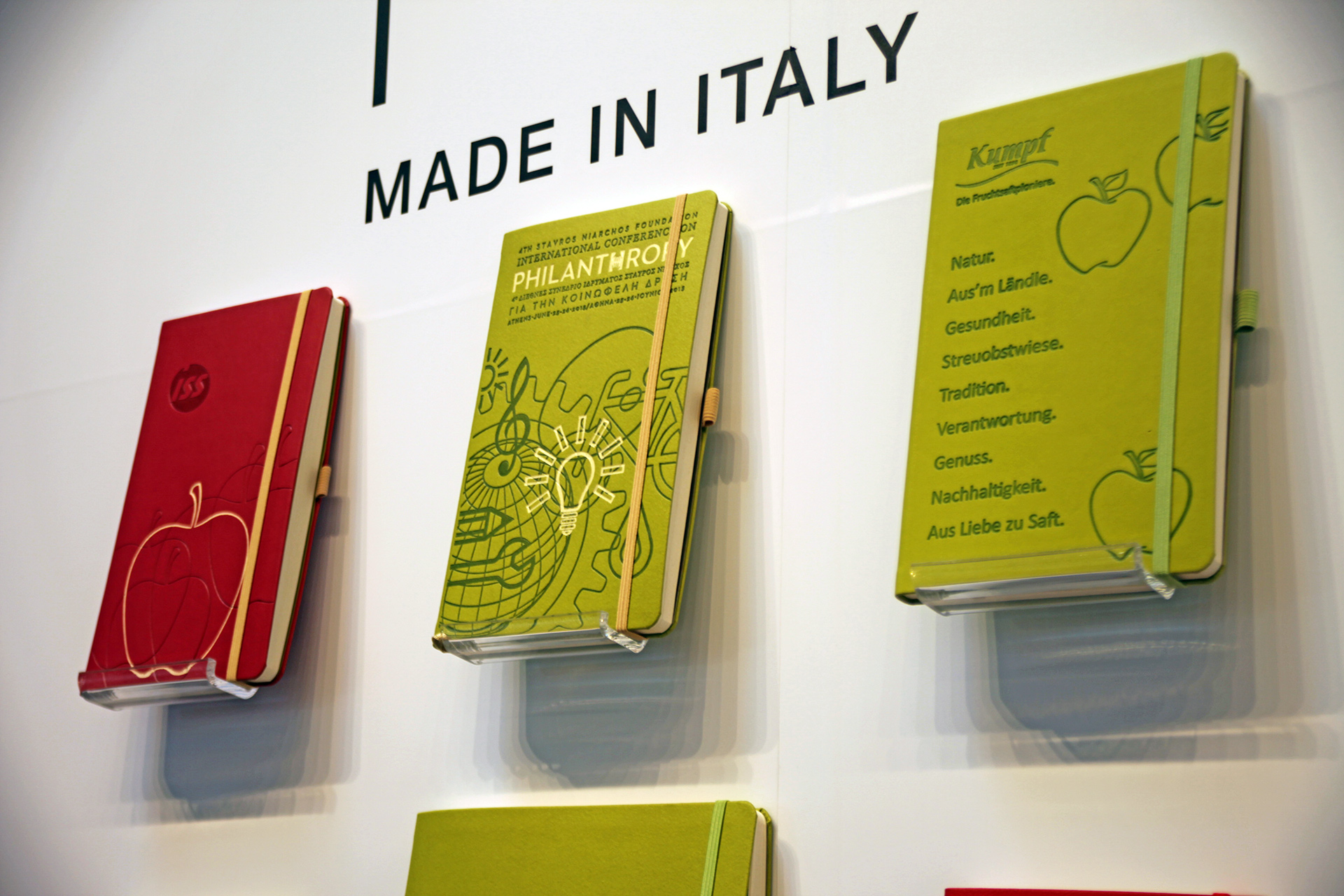 Lediberg-Notizbücher aus nachhaltigem Apfelpapier