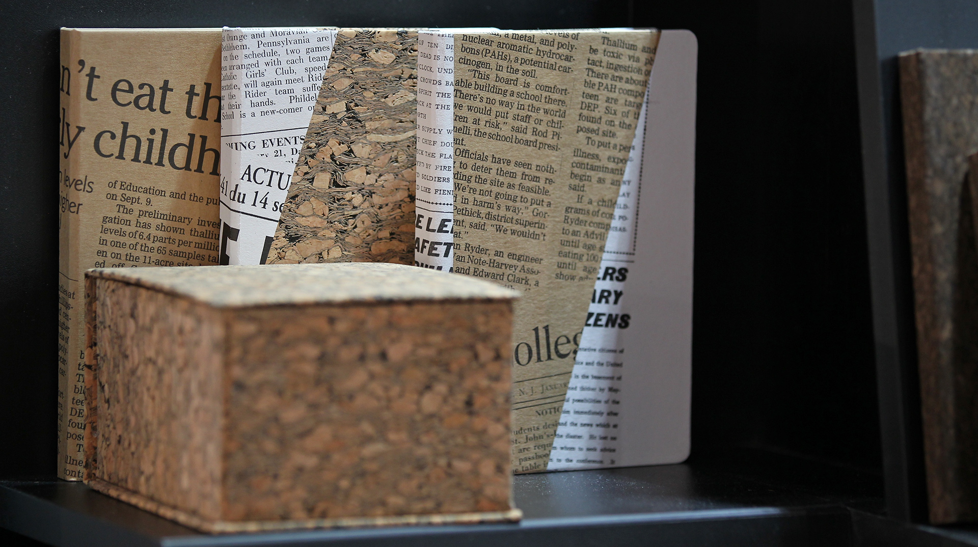 Papier & Schreibkultur ©stapag Notizbücher im Design von Tageszeitungen als Sinnbild für Schreibkultur