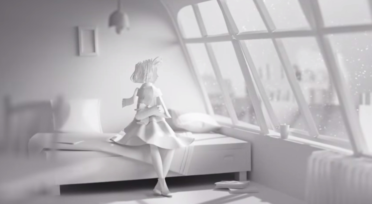 Innehalten, um zu sich selbst zu kommen. (Quelle: Montblanc) Selbst gemachte Kunstwerke aus Papier